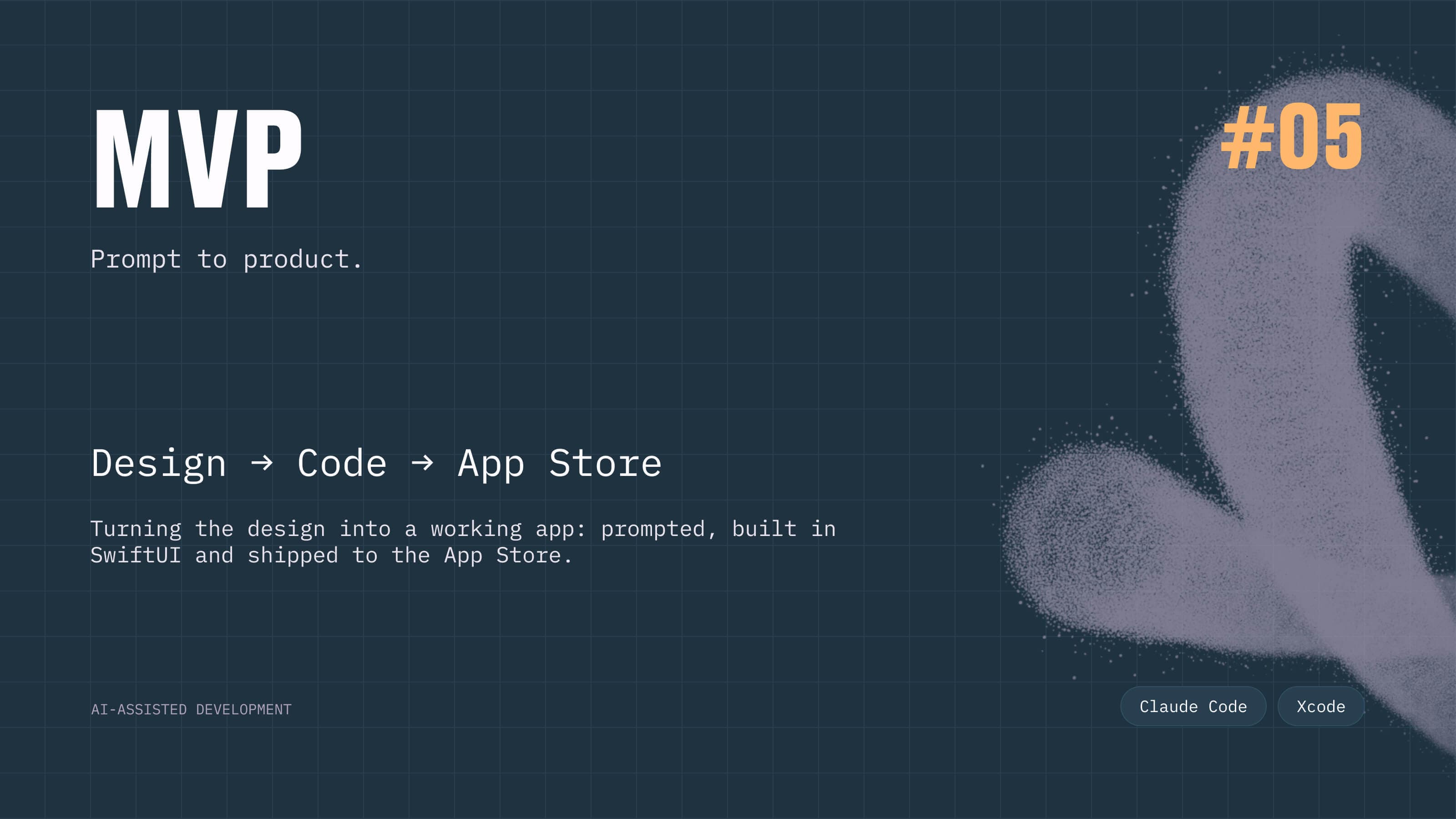 Chapter 05, MVP — design, code, App Store: turning the design into a working app, prompted and built in SwiftUI